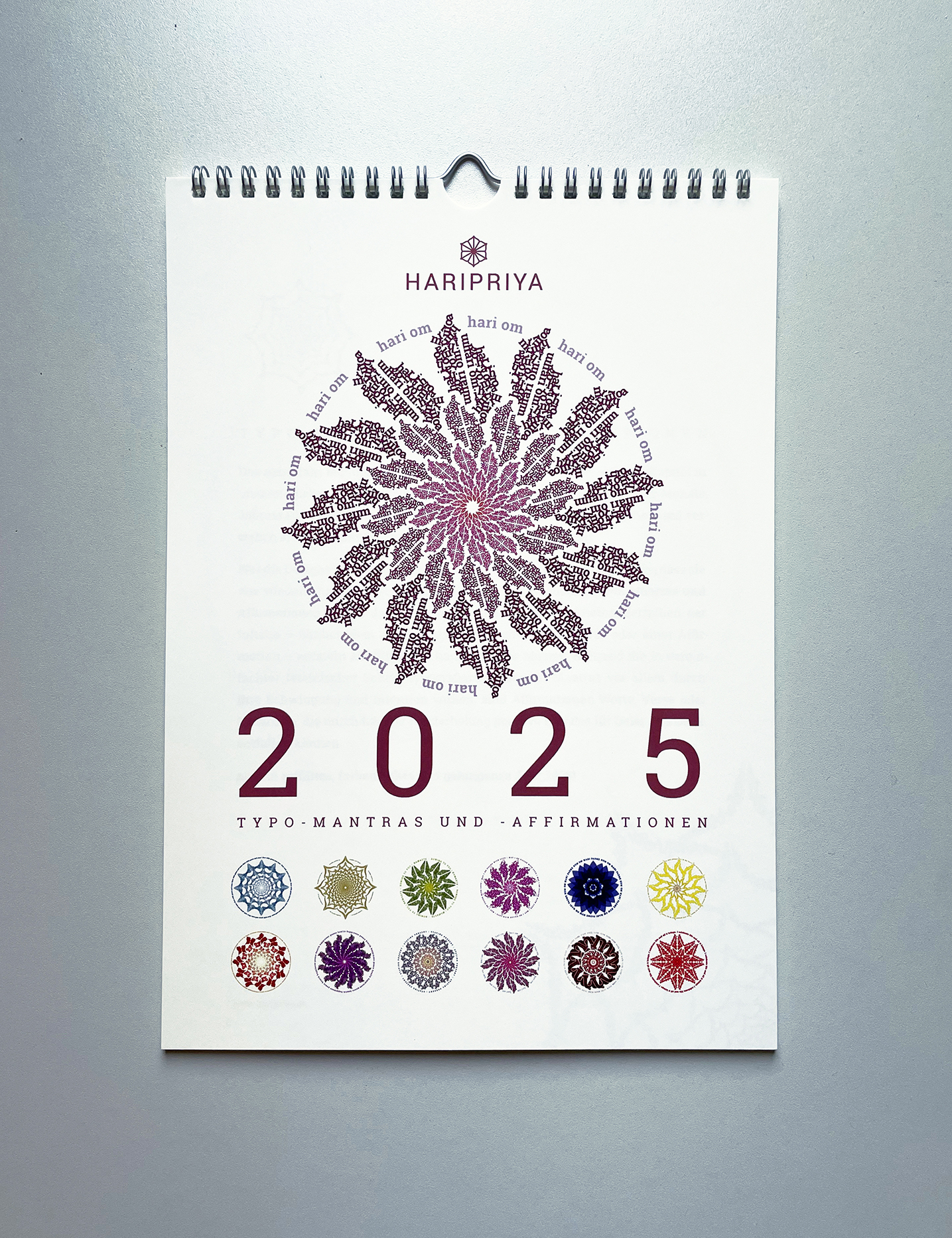 Typomantra-Kalender-2025
